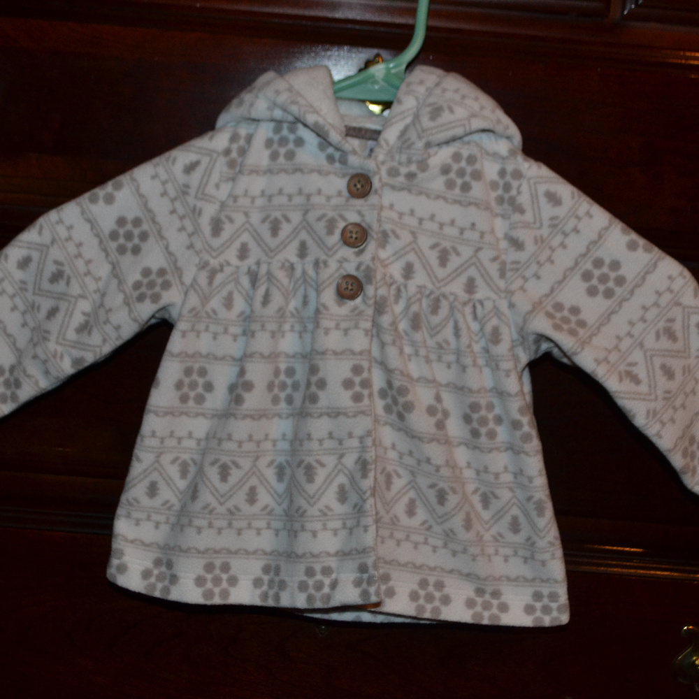 Carter's Fleece Hooded Jacket, Size 12 Months